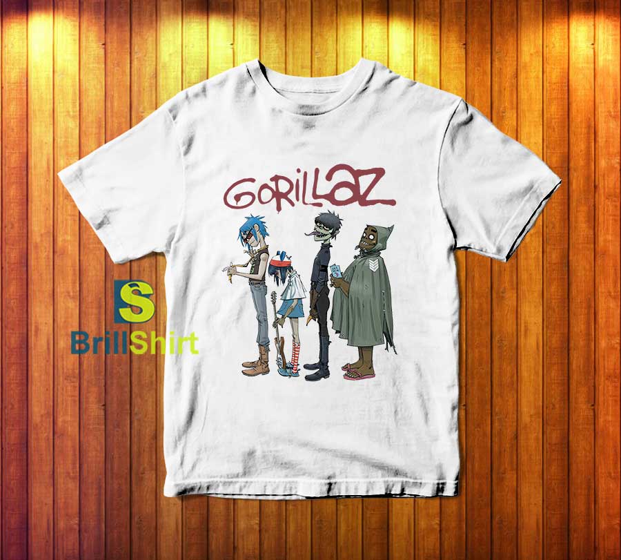 Gorillaz Plastic Beach T-Shirt Gorillaz Plastic Beach T-Shirt