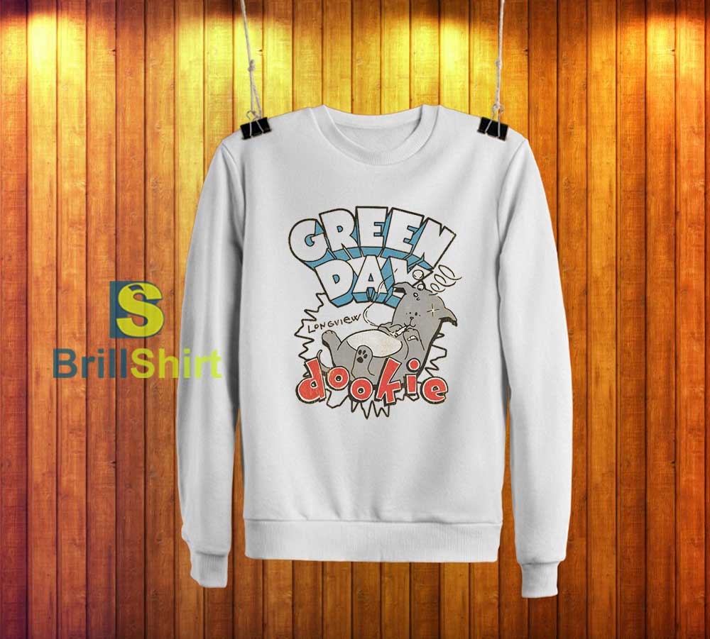 Green Day Dookie Longview Sweatshirt Green Day Dookie Longview Sweatshirt