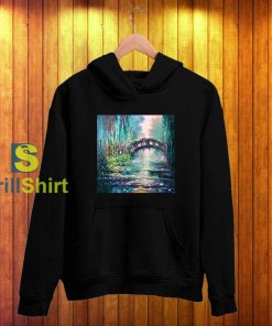 Claude Monet Japanese Bridge Hoodie
