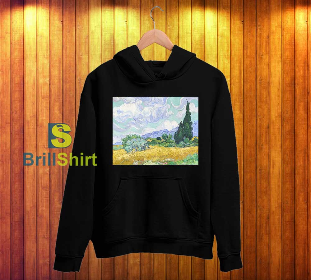 Van Gogh Beautiful Wheatfield Hoodie Van Gogh Beautiful Wheatfield Hoodie