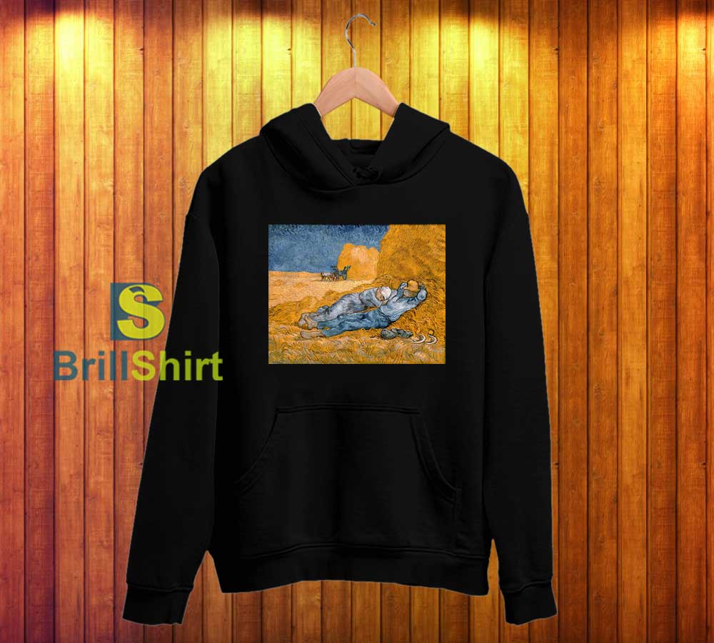 Van Gogh Couple Sleeping On The Straw Hoodie Van Gogh Couple Sleeping On The Straw Hoodie