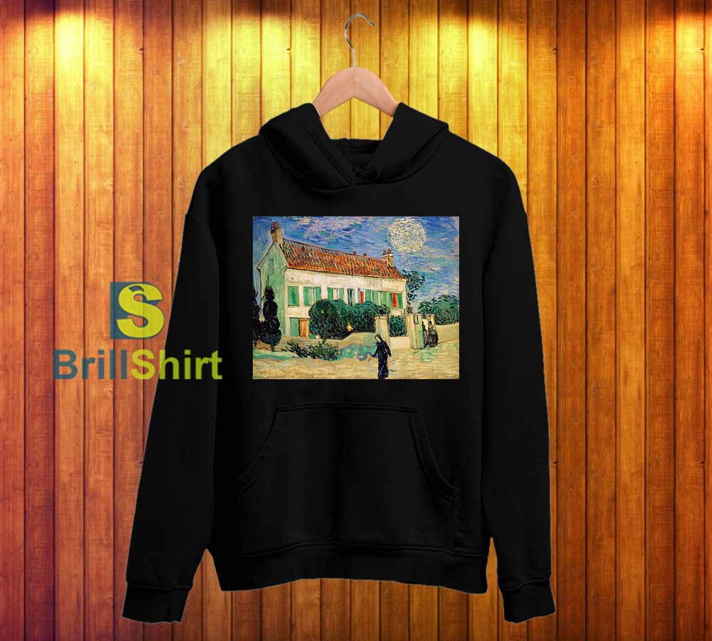 Van Gogh Winter Place Hoodie Van Gogh Winter Place Hoodie