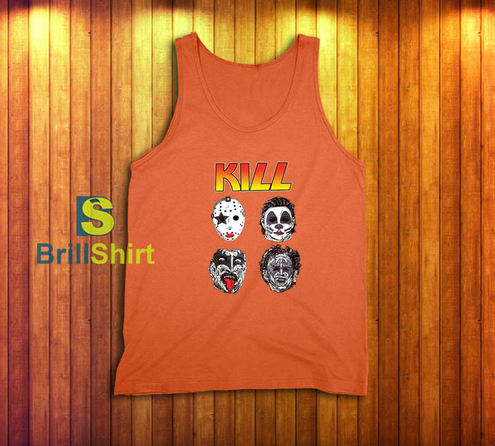 Kill Halloween Kiss Band Parody Tank Top Kill Halloween Kiss Band Parody Tank Top