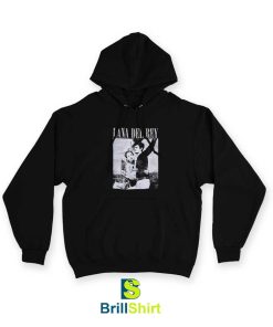 Lana Del Rey Black & White Photo Hoodie