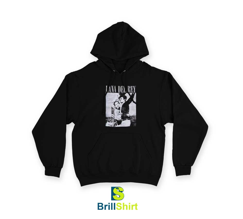 Lana Del Rey Black & White Photo Hoodie Lana Del Rey Black & White Photo Hoodie