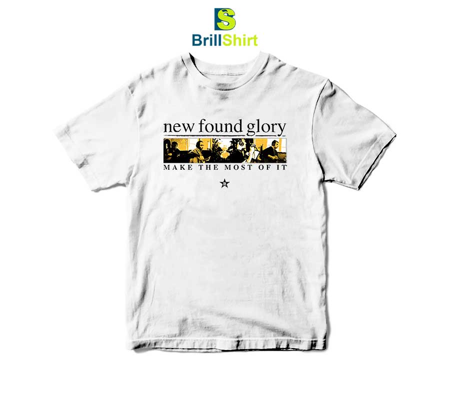 New Found Glory Make The Most Of It White T-Shirt New Found Glory Make The Most Of It White T-Shirt