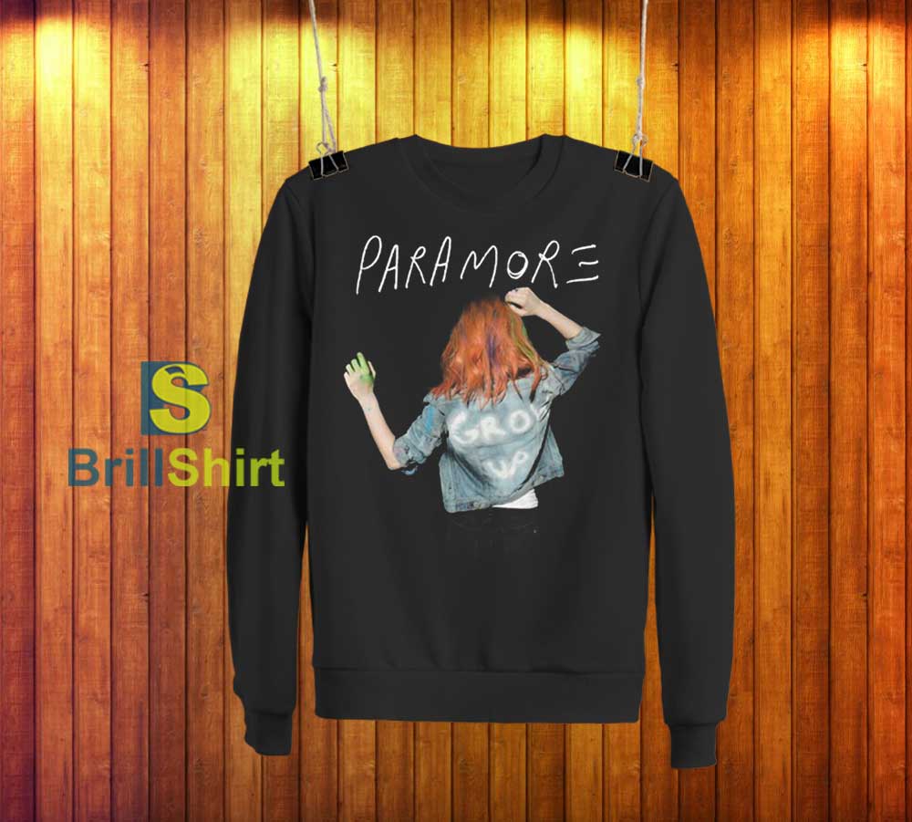 Paramore Denim Back Sweatshirt Paramore Denim Back Sweatshirt