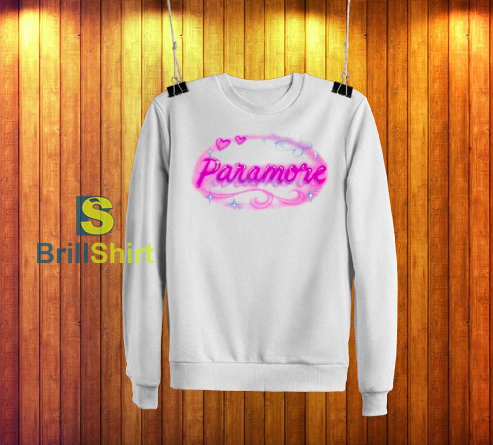 Paramore Printed Graphic Airbrush Sweatshirt Paramore Printed Graphic Airbrush Sweatshirt