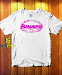 Paramore Printed Graphic Airbrush T-Shirt