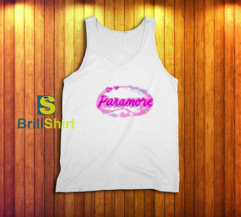 Paramore Printed Graphic Airbrush Tank Top Paramore Printed Graphic Airbrush Tank Top
