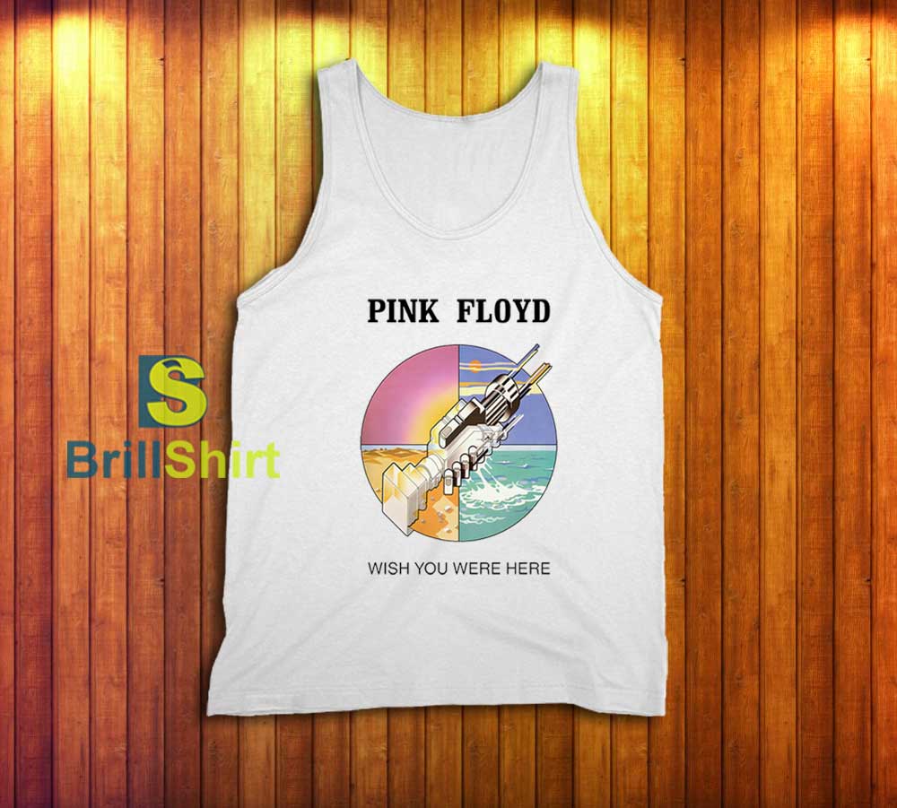 Pink Floyd Wish You Were Here Logo Tank Top Pink Floyd Wish You Were Here Logo Tank Top
