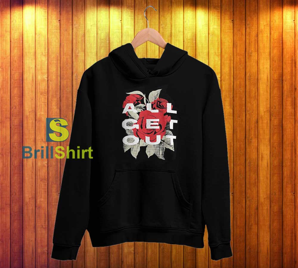 Polyphia All Get Out Flower Hoodie Polyphia All Get Out Flower Hoodie