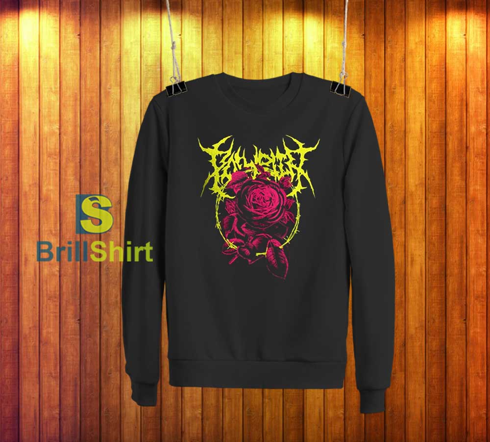 Polyphia Rose Flower Sweatshirt Polyphia Rose Flower Sweatshirt