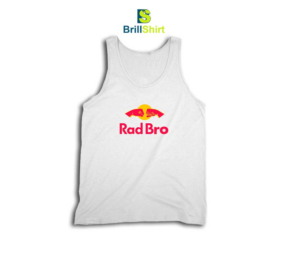 Rad Bro Energy Drink Parody Tank Top Rad Bro Energy Drink Parody Tank Top