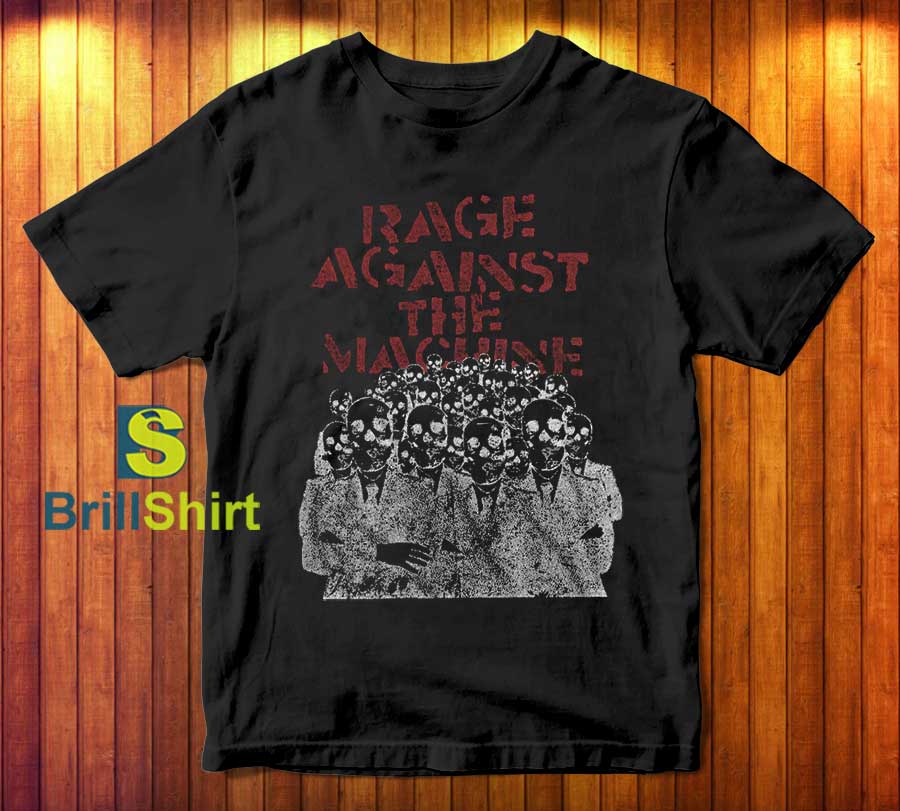 Rage Against The Machine Crowd Masks T-Shirt Rage Against The Machine Crowd Masks T-Shirt