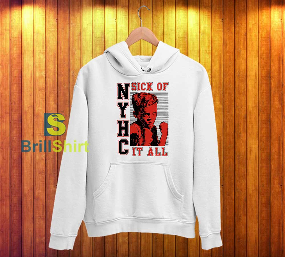 Sick Of It All Hardcore Kid Blinds Hoodie Sick Of It All Hardcore Kid Blinds Hoodie