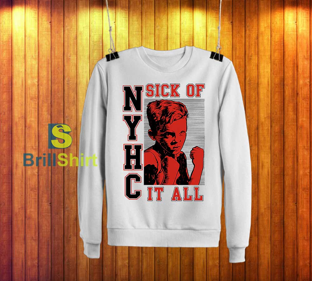 Sick Of It All Hardcore Kid Blinds Sweatshirt Sick Of It All Hardcore Kid Blinds Sweatshirt