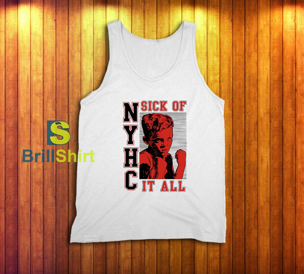Sick Of It All Hardcore Kid Blinds Tank Top Sick Of It All Hardcore Kid Blinds Tank Top