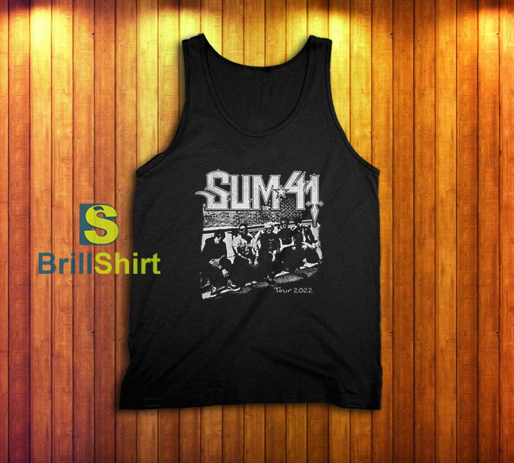 Sum41 Canada 2022 Black Itin Tank Top Sum41 Canada 2022 Black Itin Tank Top