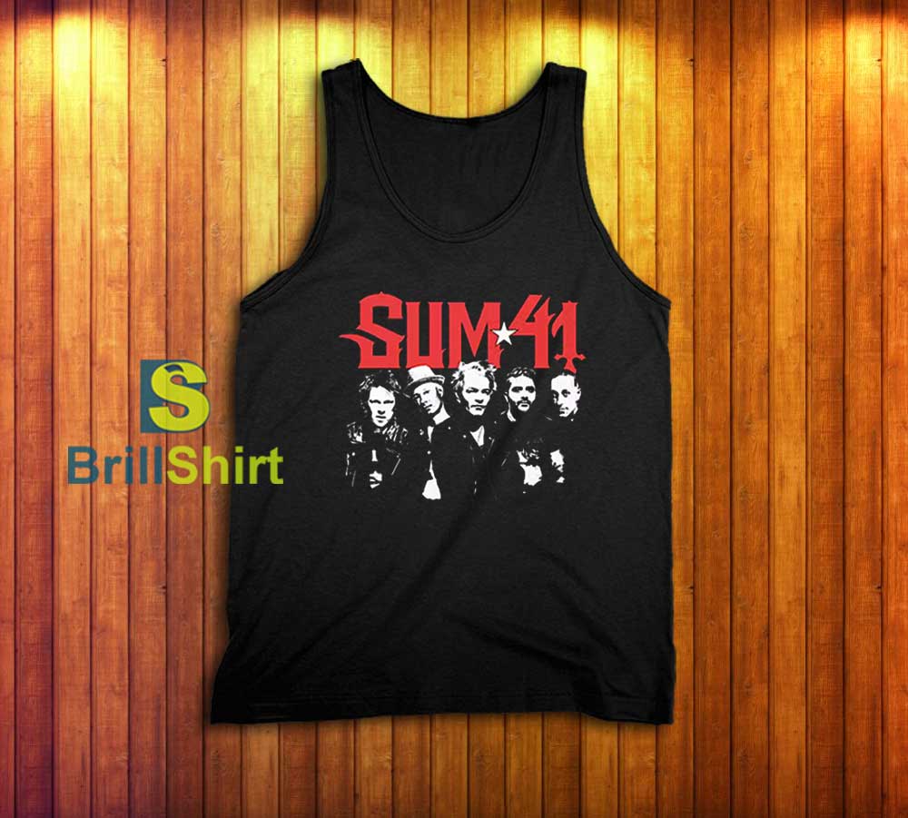 Sum41 Contrast Portrait Tank Top Sum41 Contrast Portrait Tank Top