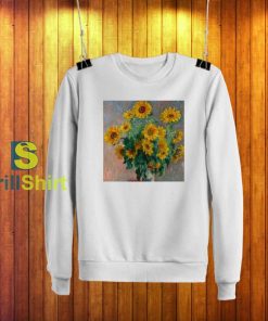 Claude Monet Bouquet of Sunflowers Sweatshirt