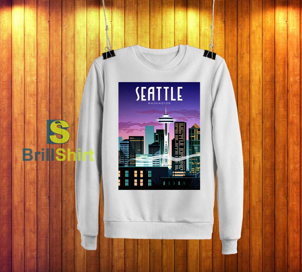 Travel Seattle Washington Sweatshirt Travel Seattle Washington Sweatshirt