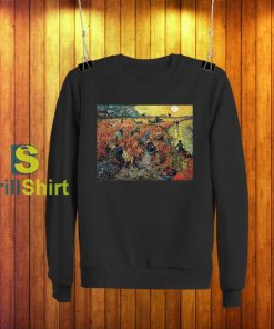 Van Gogh Red Vineyards At Arles Sweatshirt