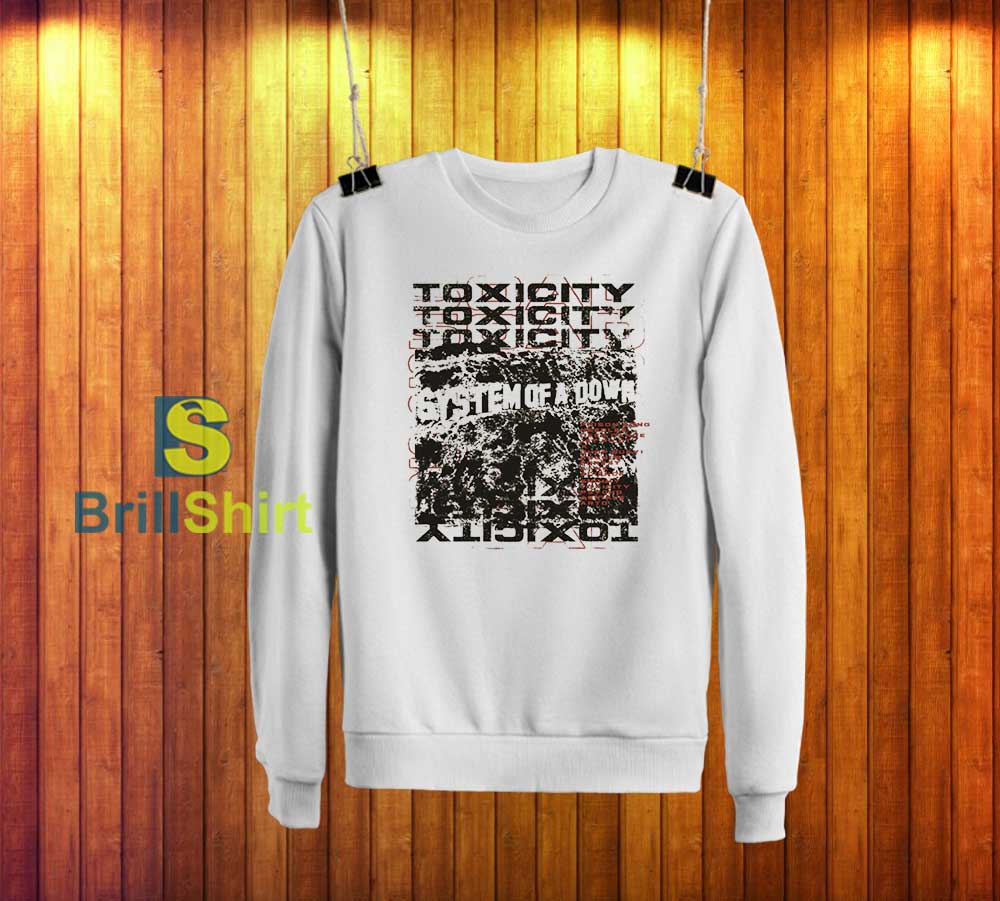 System Of A Down Toxicity Repeat Sweatshirt System Of A Down Toxicity Repeat Sweatshirt