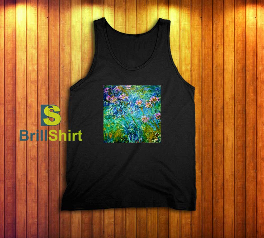 Claude Monet Agapanthus Tank Top Claude Monet Agapanthus Tank Top