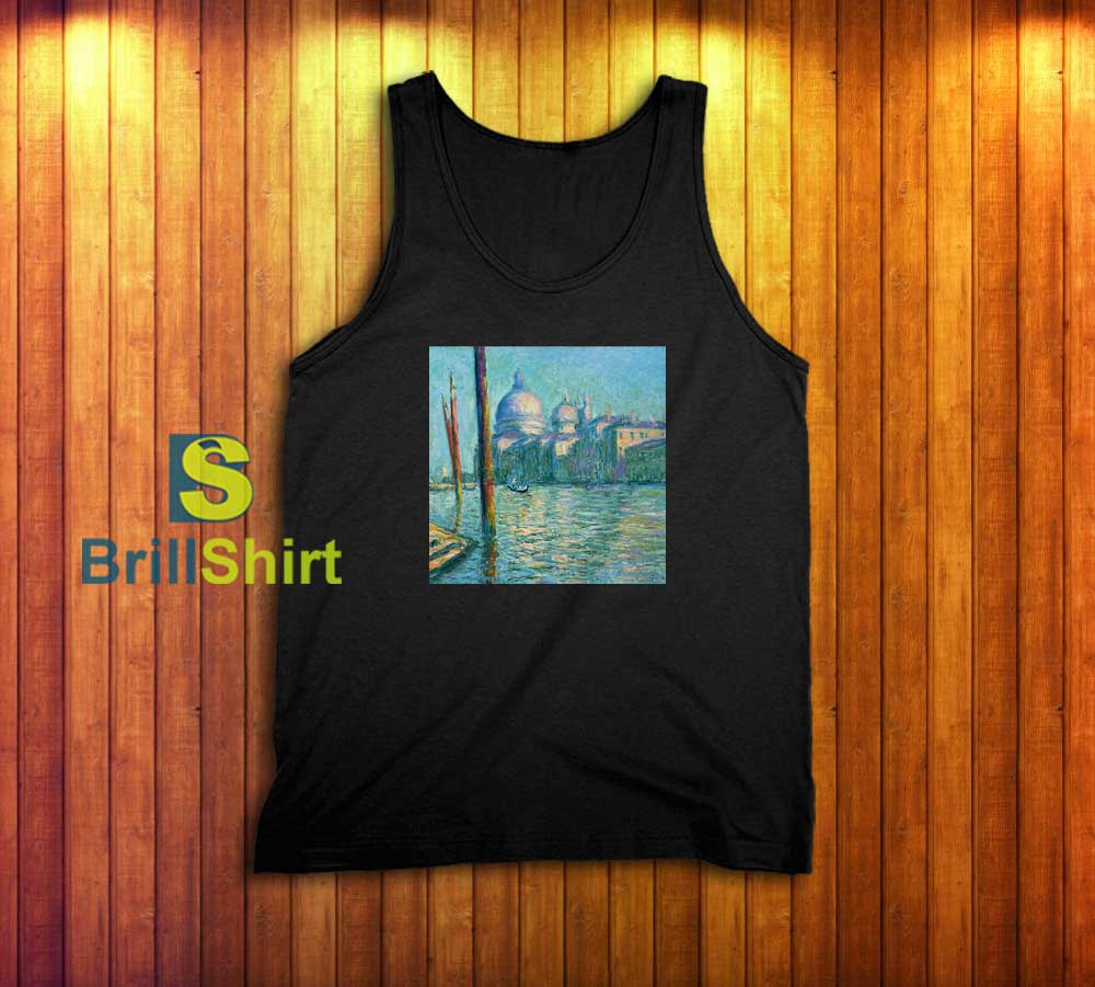 Claude Monet Mosque in Middle of Sea Tank Top Claude Monet Mosque in Middle of Sea Tank Top