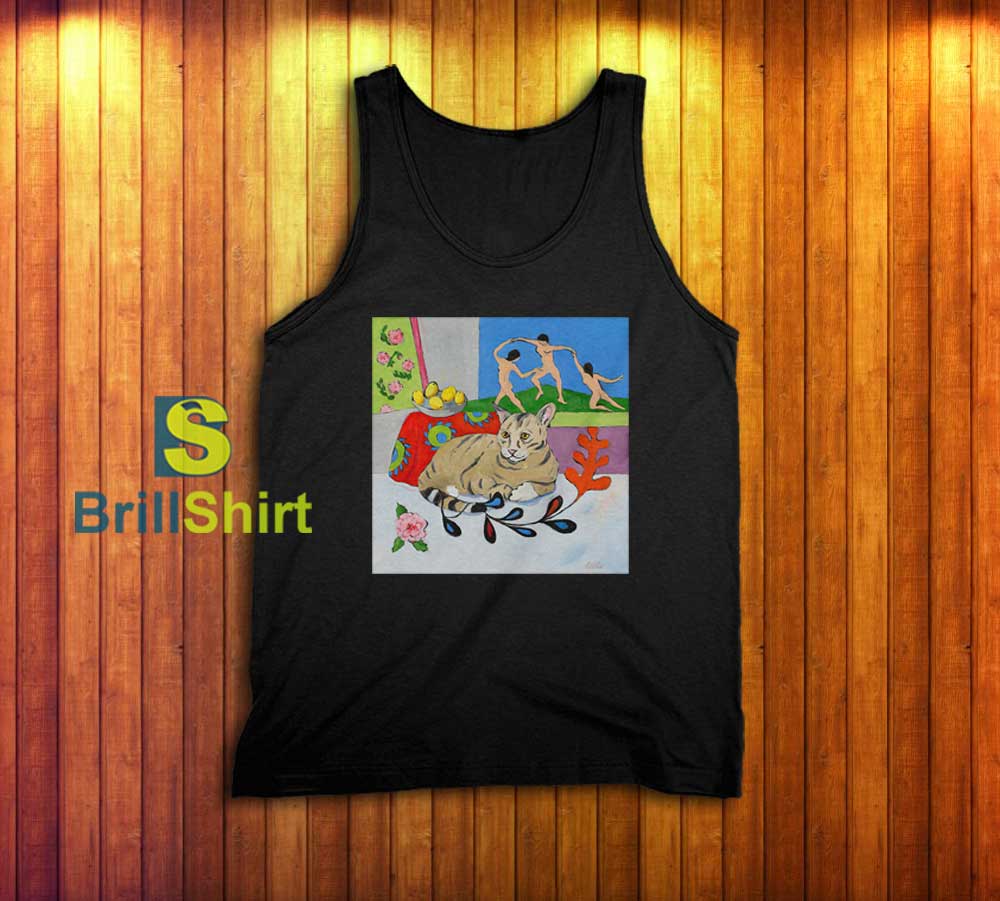 Henri Matisse Cat Between Dancers Tank Top Henri Matisse Cat Between Dancers Tank Top