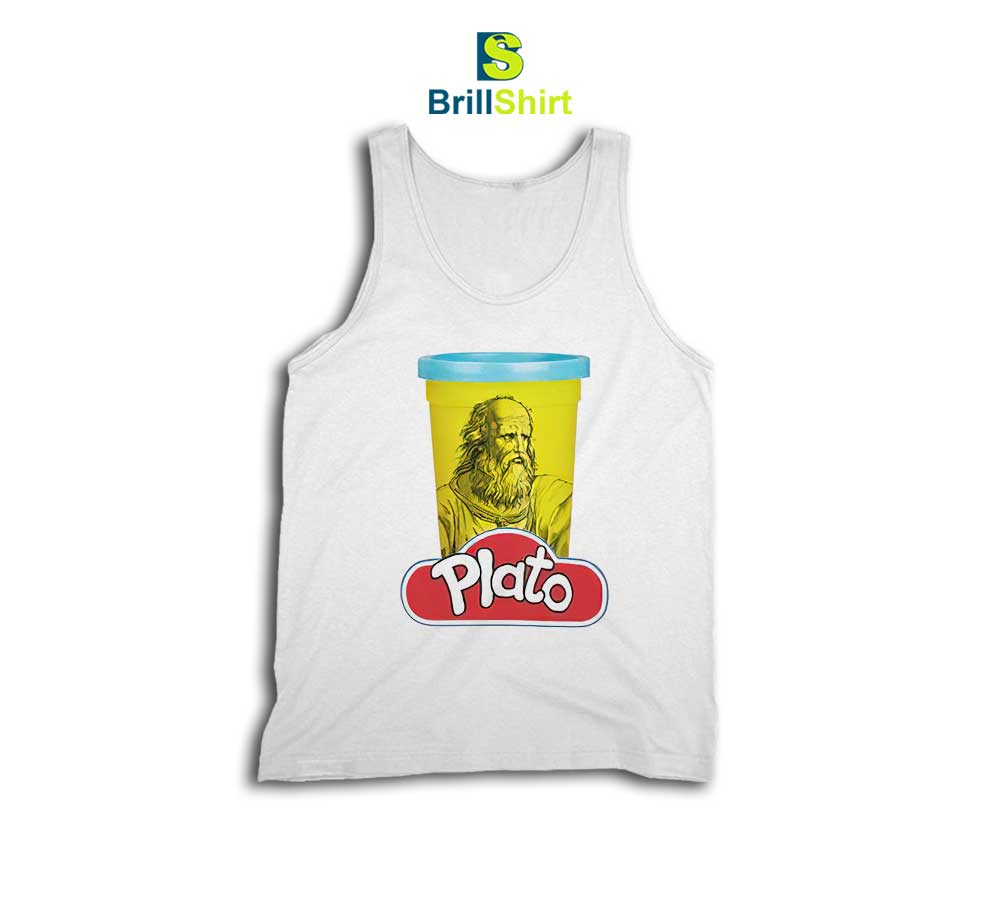 Parody Plato Play Doh Philosophy Tank Top Parody Plato Play Doh Philosophy Tank Top