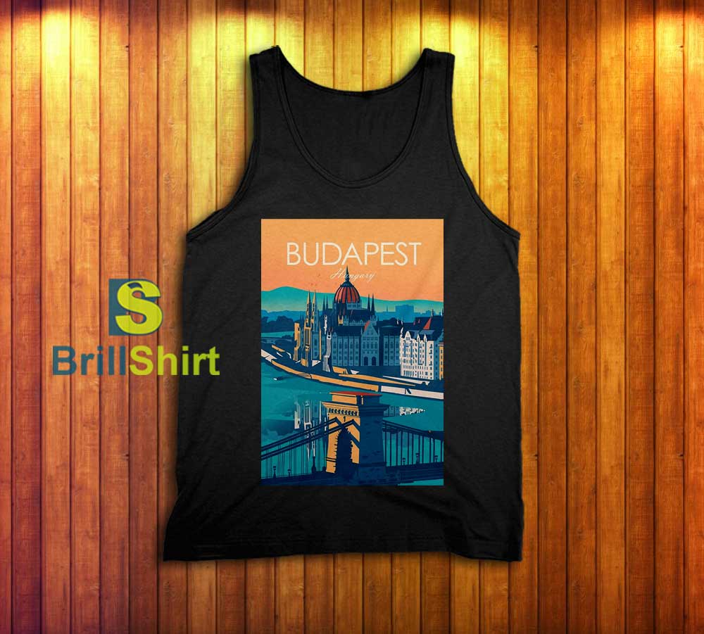 Travel Budapest Hungary Tank Top Travel Budapest Hungary Tank Top