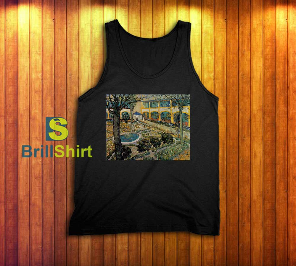 Van Gogh Beautiful Hospital View Tank Top Van Gogh Beautiful Hospital View Tank Top