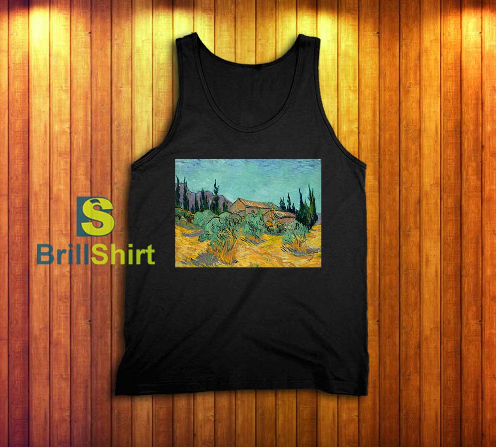 Van Gogh Garden In Back Yard Tank Top Van Gogh Garden In Back Yard Tank Top