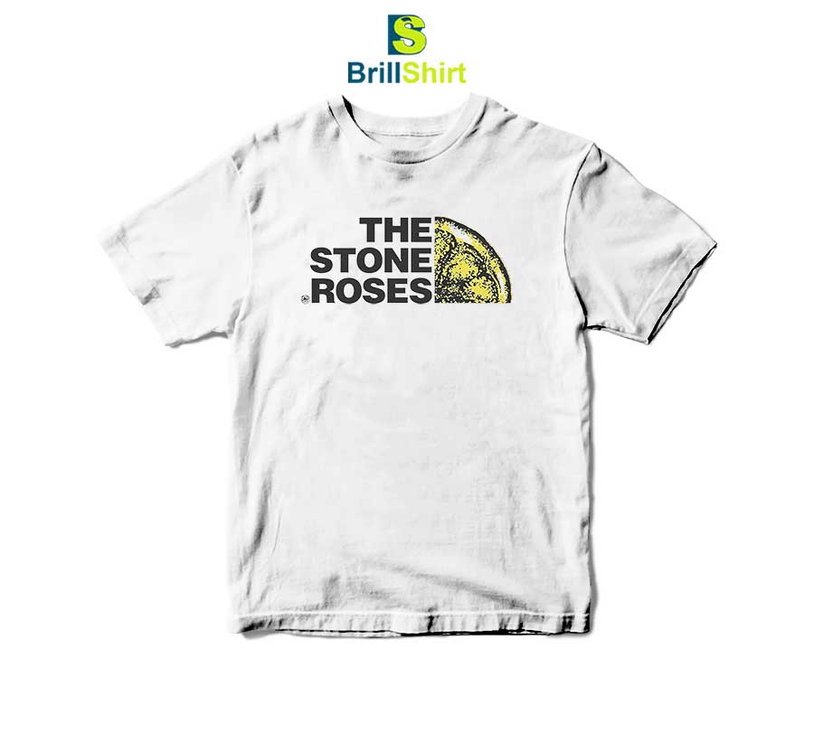 The Stone Roses Logo White T-Shirt The Stone Roses Logo White T-Shirt