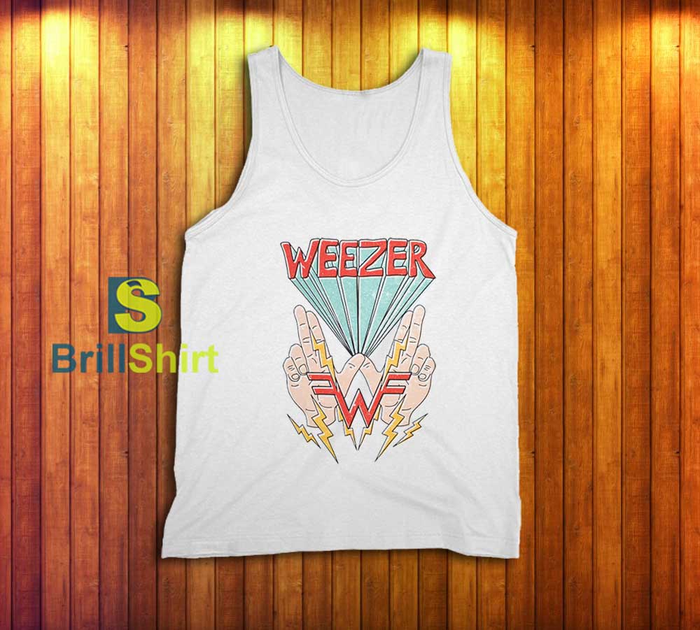 Weezer W Hand Shape Tank Top Weezer W Hand Shape Tank Top