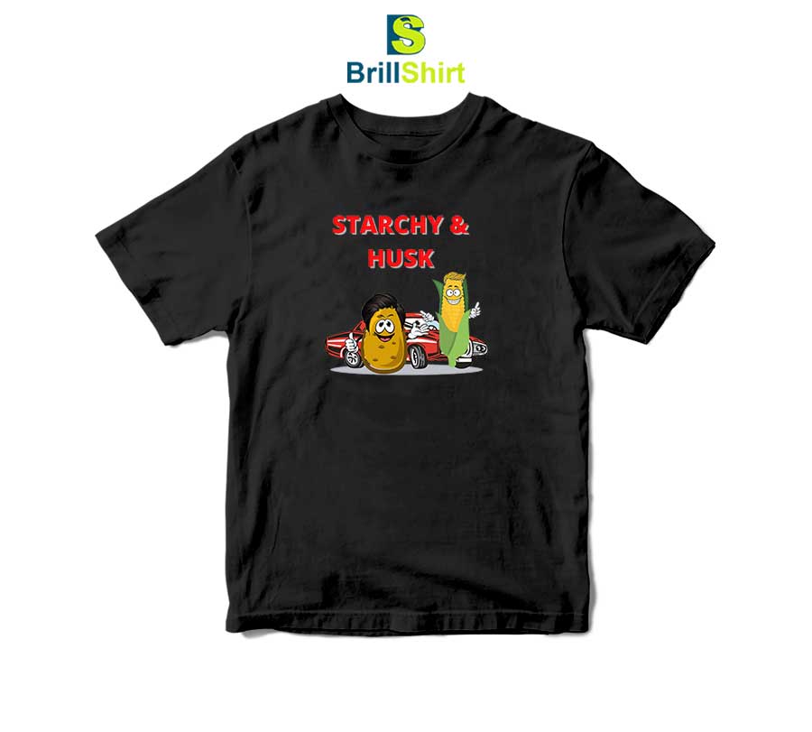 Starchy and Husk Parody T-Shirt Starchy and Husk Parody T-Shirt