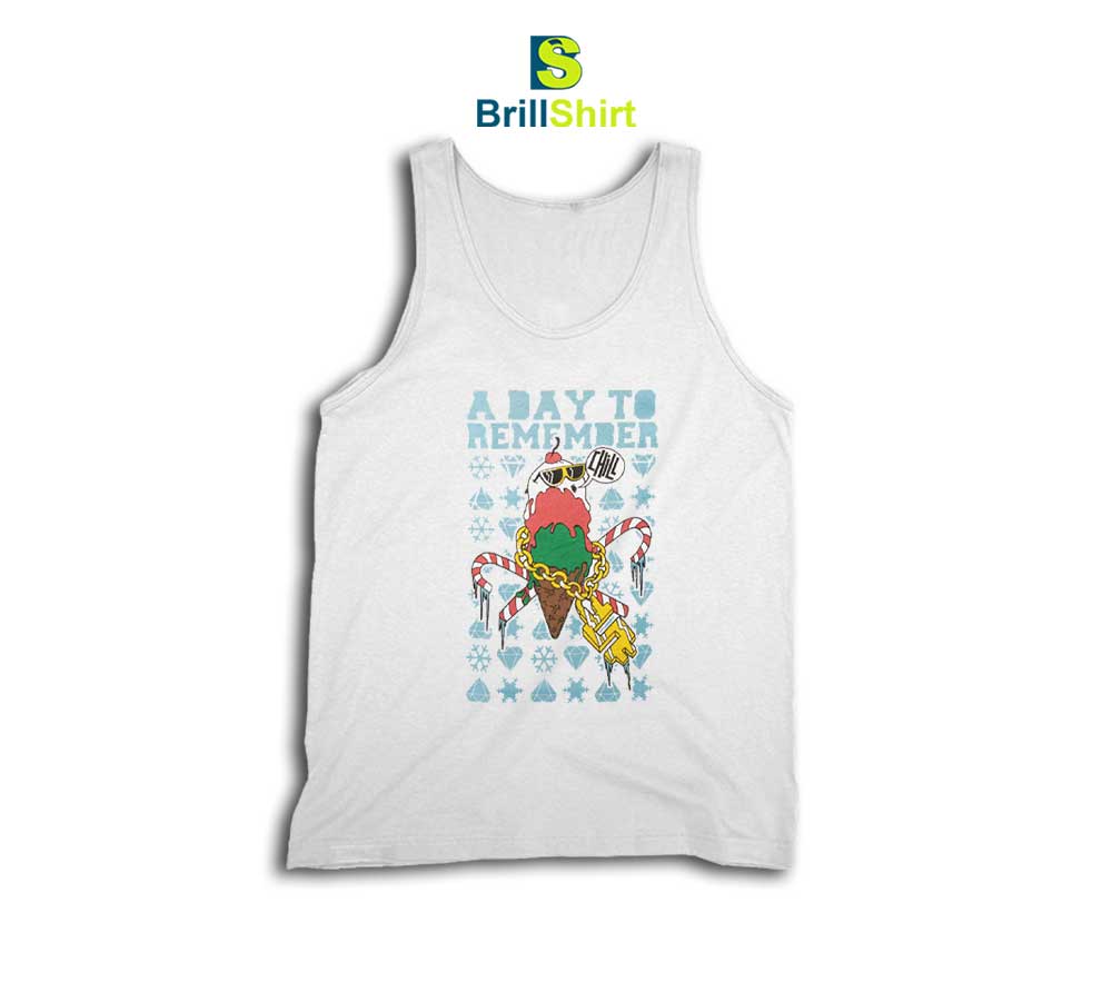 A Day To Remember Ice Cream Bling Tank Top A Day To Remember Ice Cream Bling Tank Top