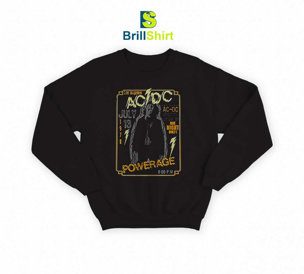 ACDC One Night Only Sweatshirt ACDC One Night Only Sweatshirt