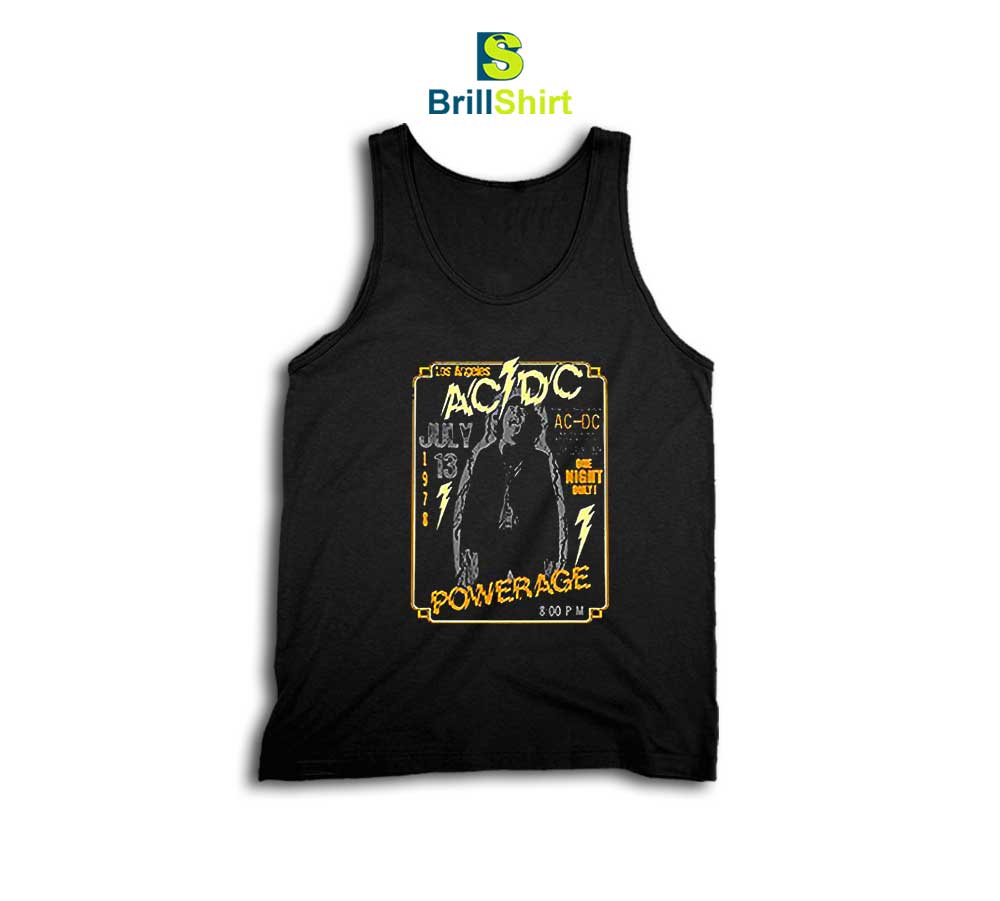 ACDC One Night Only Tank Top ACDC One Night Only Tank Top