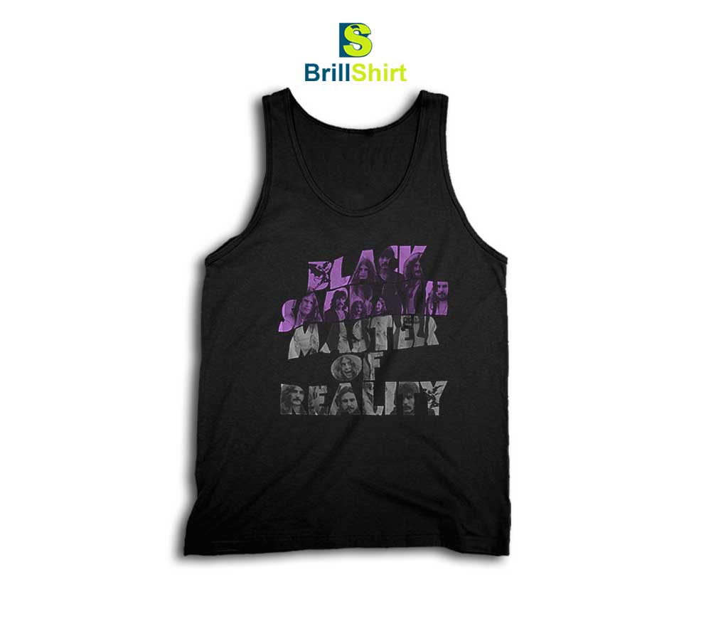Black Sabbath Master Of Reality Photo Collage Tank Top Black Sabbath Master Of Reality Photo Collage Tank Top