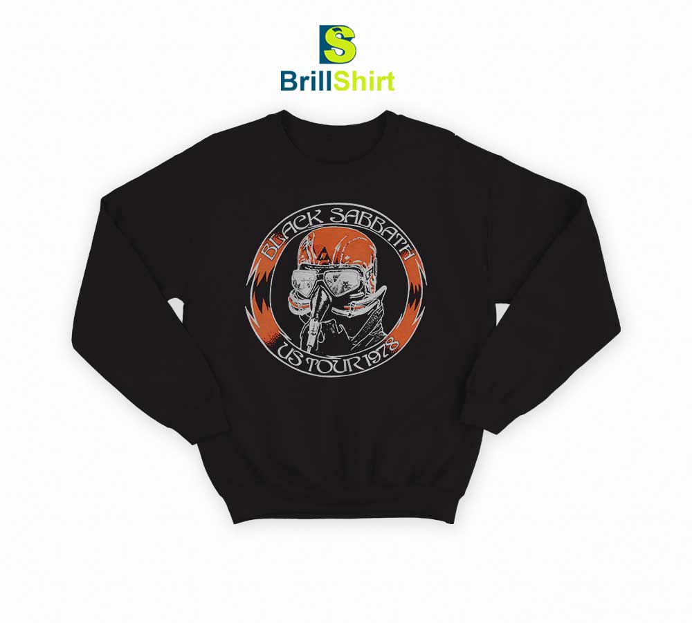 Black Sabbath Never Say Die 1978 Tour Sweatshirt Black Sabbath Never Say Die 1978 Tour Sweatshirt