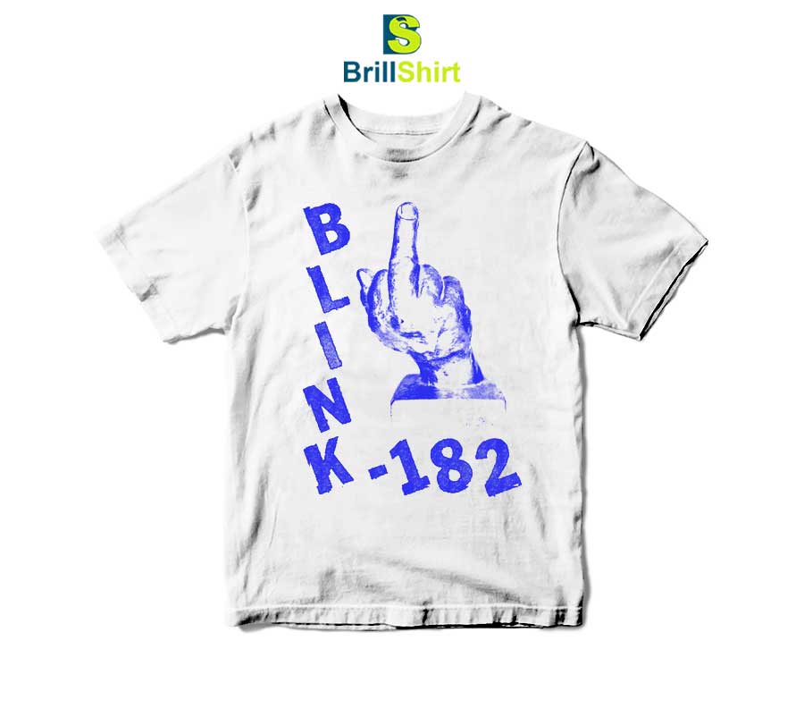 Blink-182 Middle Finger T-Shirt Blink-182 Middle Finger T-Shirt
