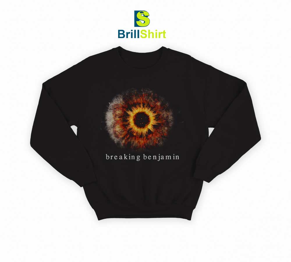 Breaking Benjamin Spike Logo Sweatshirt Breaking Benjamin Ember Eye Sweatshirt