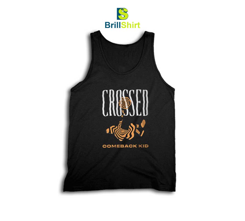Comeback Kid Crossed Black Tank Top Comeback Kid Crossed Black Tank Top