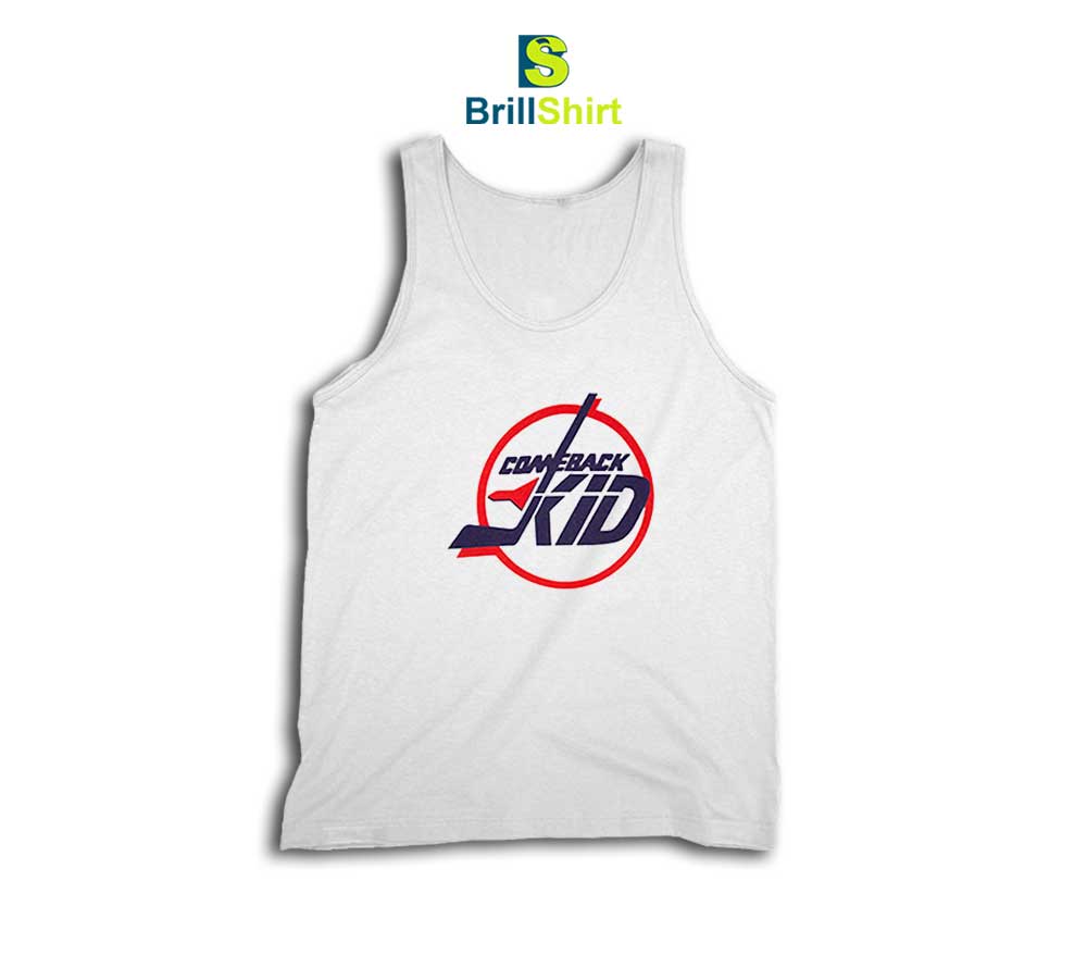Comeback Kid Jets White Tank Top Comeback Kid Jets White Tank Top