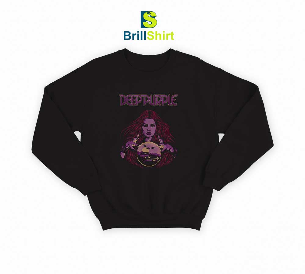Deep Purple Fortune Teller Sweatshirt Deep Purple Fortune Teller Sweatshirt