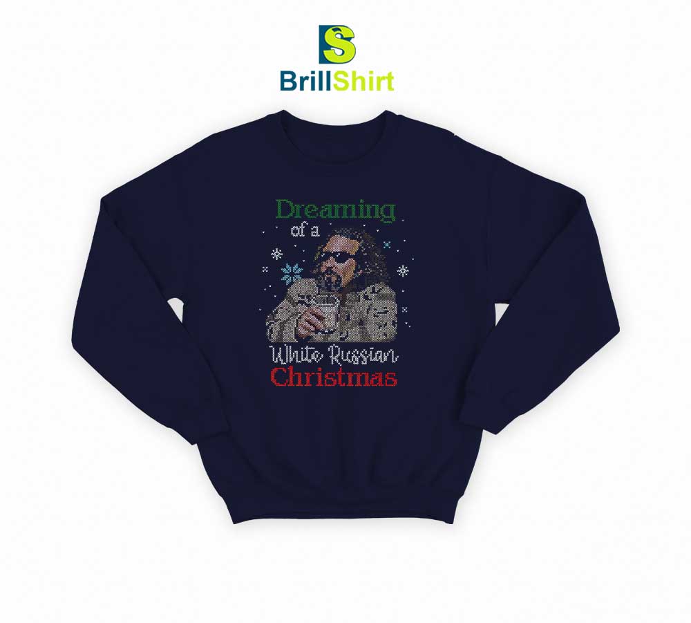 White Russian Christmas Sweatshirt White Russian Christmas Sweatshirt
