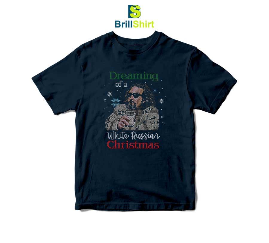 White Russian Christmas T-Shirt White Russian Christmas T-Shirt